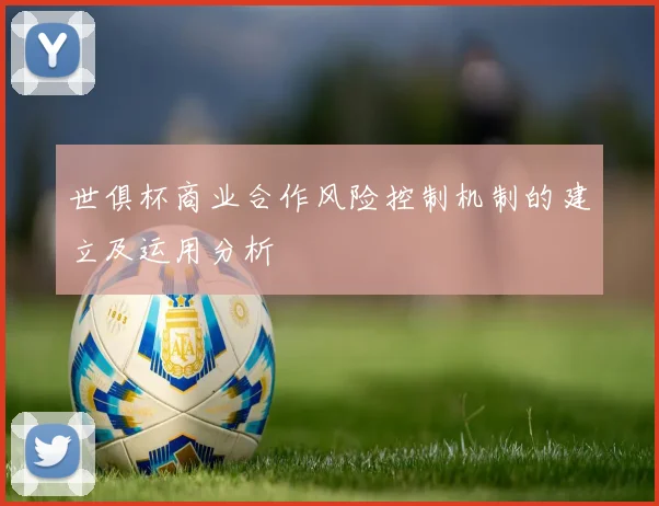 世俱杯商业合作风险控制机制的建立及运用分析