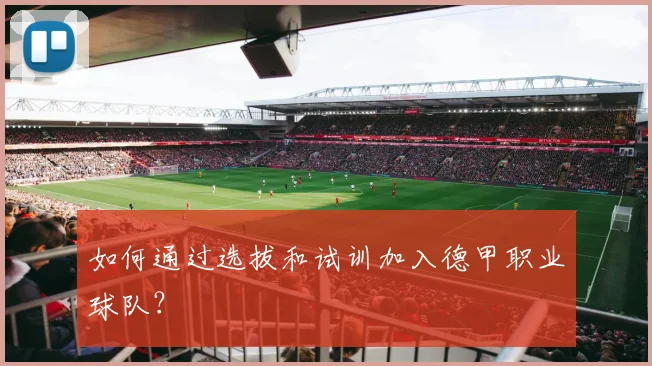 如何通过选拔和试训加入德甲职业球队？